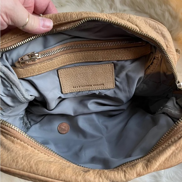 Alexander Wang Brenda Italian Leather Shoulder Rare Cross Body Handbag Purse - Picture 2 of 9